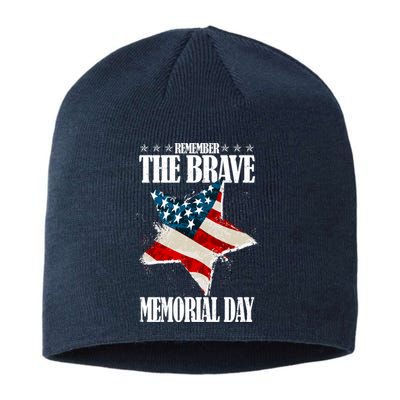 Memorial Day Remember The Brave Sustainable Beanie