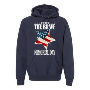 Memorial Day Remember The Brave Premium Hoodie