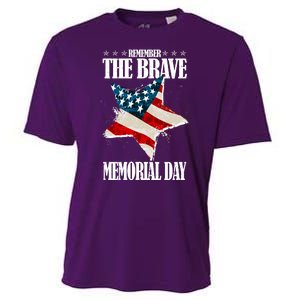 Memorial Day Remember The Brave Cooling Performance Crew T-Shirt