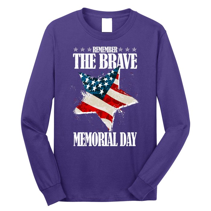 Memorial Day Remember The Brave Long Sleeve Shirt