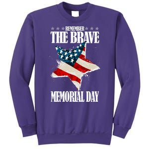 Memorial Day Remember The Brave Sweatshirt