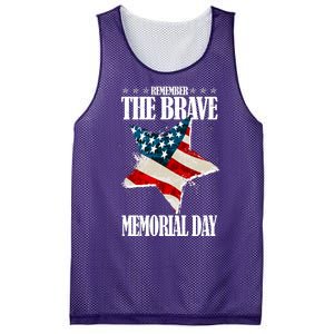 Memorial Day Remember The Brave Mesh Reversible Basketball Jersey Tank