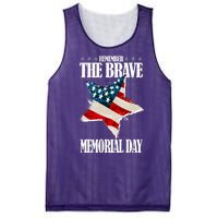 Memorial Day Remember The Brave Mesh Reversible Basketball Jersey Tank