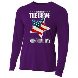 Memorial Day Remember The Brave Cooling Performance Long Sleeve Crew