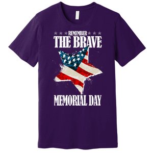 Memorial Day Remember The Brave Premium T-Shirt