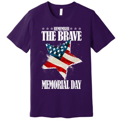 Memorial Day Remember The Brave Premium T-Shirt