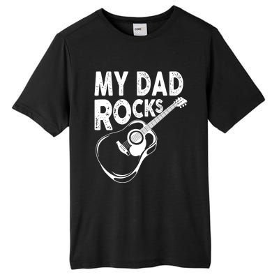 My Dad Rocks/ Father Day Quote Saying Cool Gift Tall Fusion ChromaSoft Performance T-Shirt