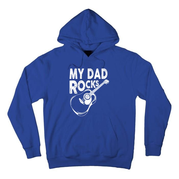 My Dad Rocks/ Father Day Quote Saying Cool Gift Tall Hoodie