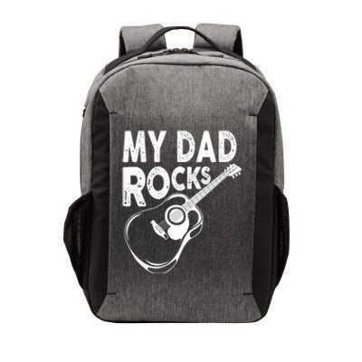 My Dad Rocks/ Father Day Quote Saying Cool Gift Vector Backpack