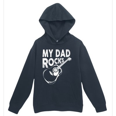 My Dad Rocks/ Father Day Quote Saying Cool Gift Urban Pullover Hoodie