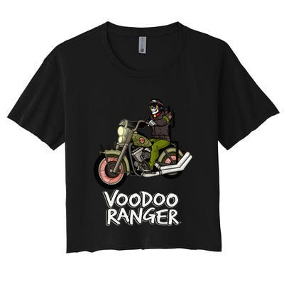 Motorcycle Drag Racing Sprints Voodoo Bike Rider Crop Top