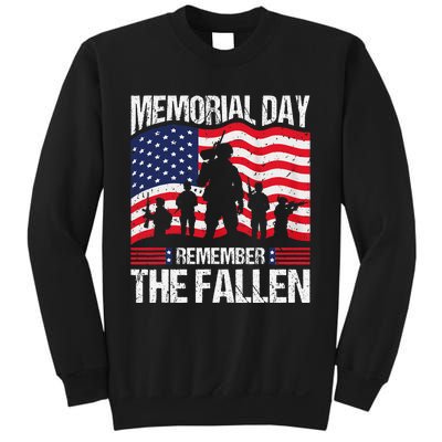 Memorial Day Remember the Proud Veteran Military Vintage Sweatshirt