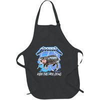 Moo Deng Ride The Moo Deng Full-Length Apron With Pockets