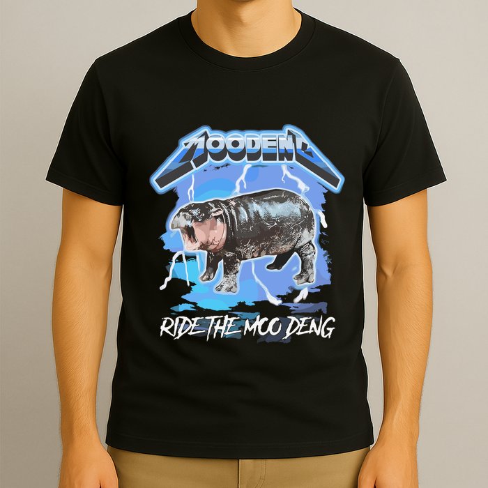 Moo Deng Ride The Moo Deng T-Shirt