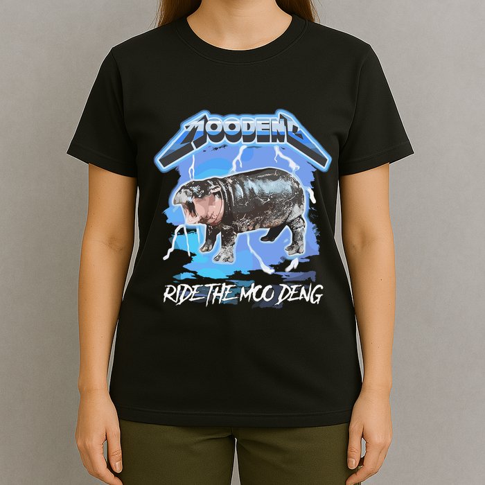 Moo Deng Ride The Moo Deng T-Shirt