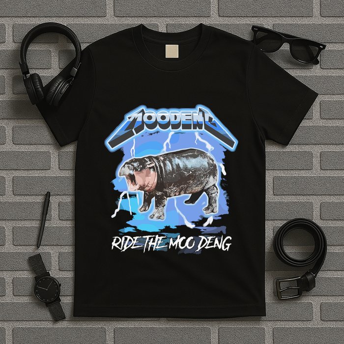 Moo Deng Ride The Moo Deng T-Shirt