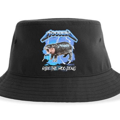 Moo Deng Ride The Moo Deng Sustainable Bucket Hat