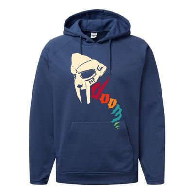 Mf Doom Retro Performance Fleece Hoodie