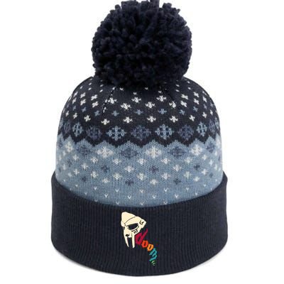 Mf Doom Retro The Baniff Cuffed Pom Beanie