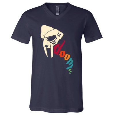 Mf Doom Retro V-Neck T-Shirt