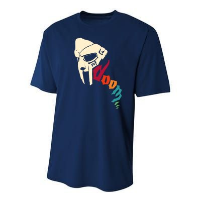 Mf Doom Retro Youth Performance Sprint T-Shirt