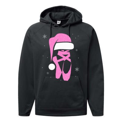 Merry Dancemas Santa Hat Funny Xmas Christmas Women Performance Fleece Hoodie