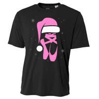 Merry Dancemas Santa Hat Funny Xmas Christmas Women Cooling Performance Crew T-Shirt