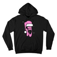 Merry Dancemas Santa Hat Funny Xmas Christmas Women Hoodie