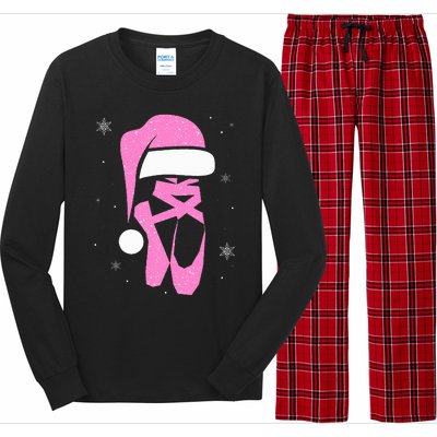 Merry Dancemas Santa Hat Funny Xmas Christmas Women Long Sleeve Pajama Set