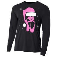 Merry Dancemas Santa Hat Funny Xmas Christmas Women Cooling Performance Long Sleeve Crew