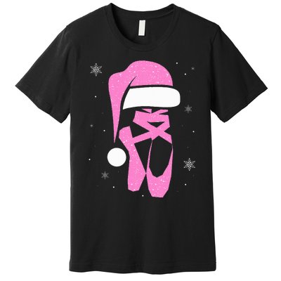 Merry Dancemas Santa Hat Funny Xmas Christmas Women Premium T-Shirt