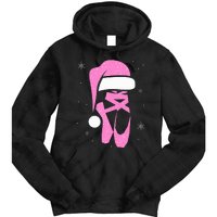 Merry Dancemas Santa Hat Funny Xmas Christmas Women Tie Dye Hoodie