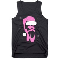 Merry Dancemas Santa Hat Funny Xmas Christmas Women Tank Top