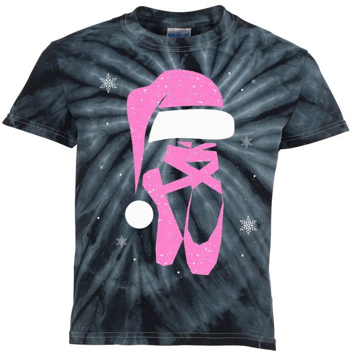 Merry Dancemas Santa Hat Funny Xmas Christmas Women Kids Tie-Dye T-Shirt