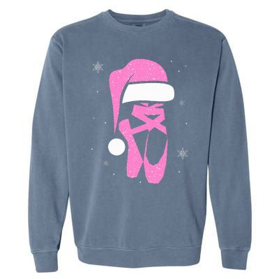 Merry Dancemas Santa Hat Funny Xmas Christmas Women Garment-Dyed Sweatshirt