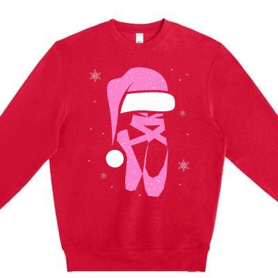 Merry Dancemas Santa Hat Funny Xmas Christmas Women Premium Crewneck Sweatshirt