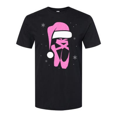 Merry Dancemas Santa Hat Funny Xmas Christmas Women Softstyle CVC T-Shirt