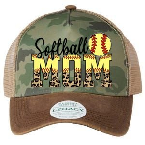 Mothers Day Softball Mom Quotes Gift Legacy Tie Dye Trucker Hat