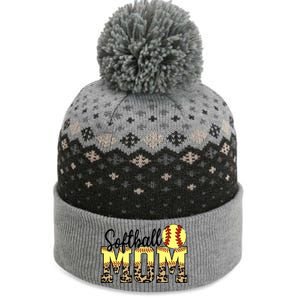 Mothers Day Softball Mom Quotes Gift The Baniff Cuffed Pom Beanie