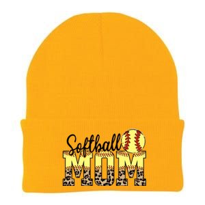 Mothers Day Softball Mom Quotes Gift Knit Cap Winter Beanie