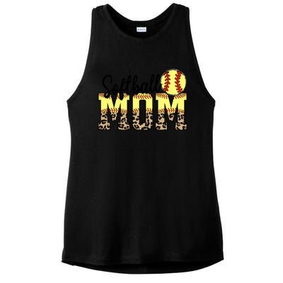 Mothers Day Softball Mom Quotes Gift Ladies PosiCharge Tri-Blend Wicking Tank