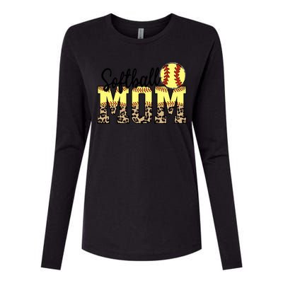 Mothers Day Softball Mom Quotes Gift Womens Cotton Relaxed Long Sleeve T-Shirt