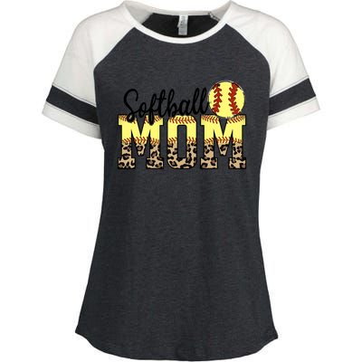 Mothers Day Softball Mom Quotes Gift Enza Ladies Jersey Colorblock Tee