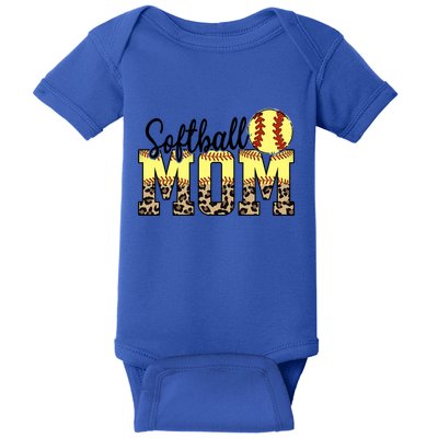 Mothers Day Softball Mom Quotes Gift Baby Bodysuit