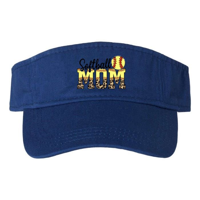 Mothers Day Softball Mom Quotes Gift Valucap Bio-Washed Visor