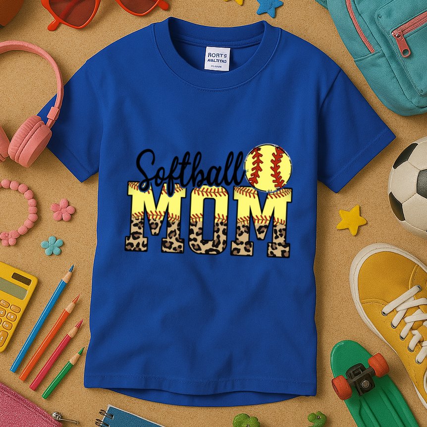 Mothers Day Softball Mom Quotes Gift Kids T-Shirt