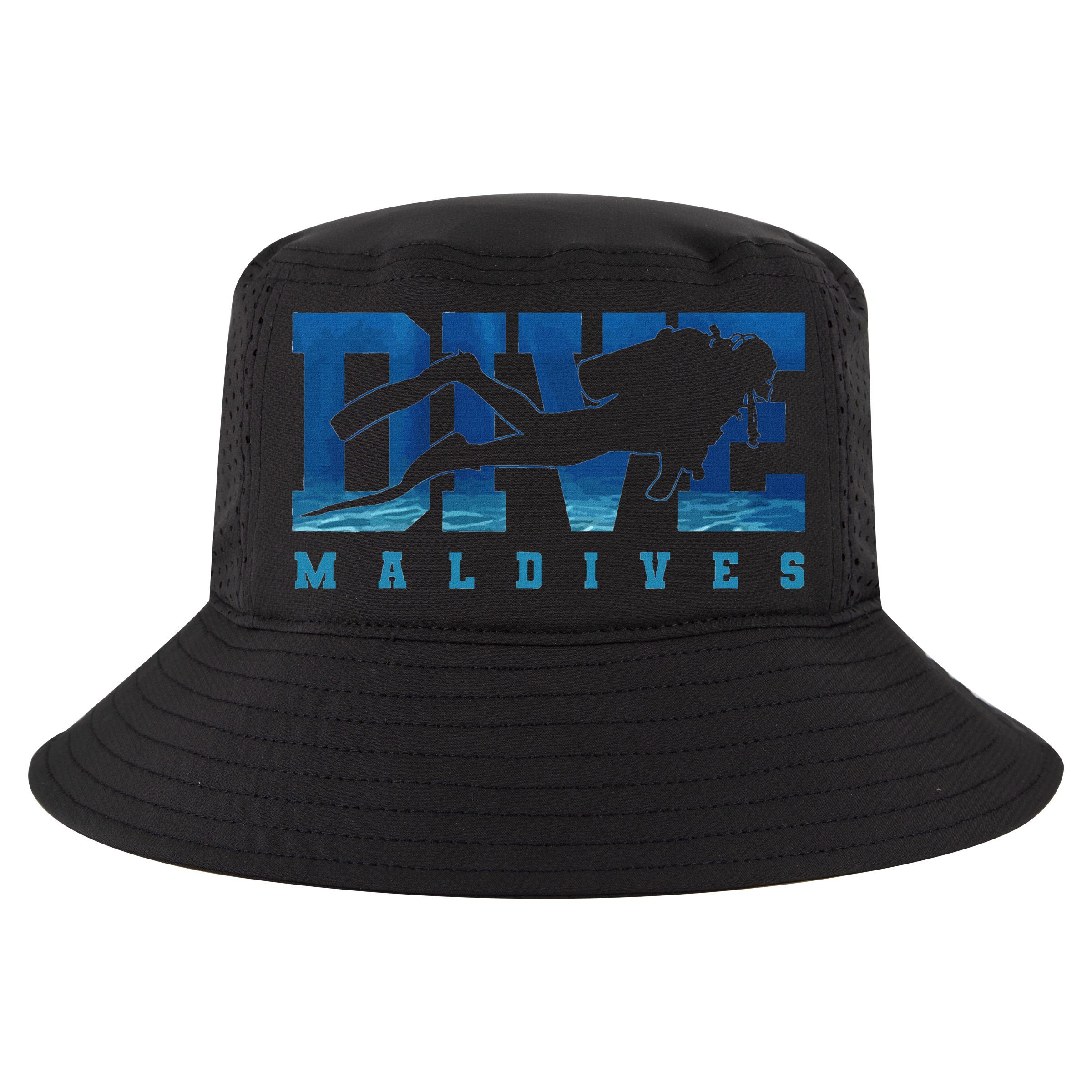 Maldives Diver Souvenir Gift Cool Comfort Performance Bucket Hat