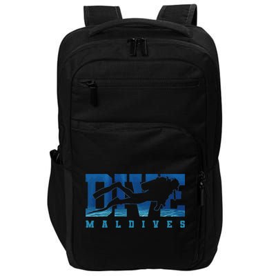 Maldives Diver Souvenir Gift Impact Tech Backpack