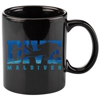 Maldives Diver Souvenir Gift 11oz C Handle Ceramic Mug