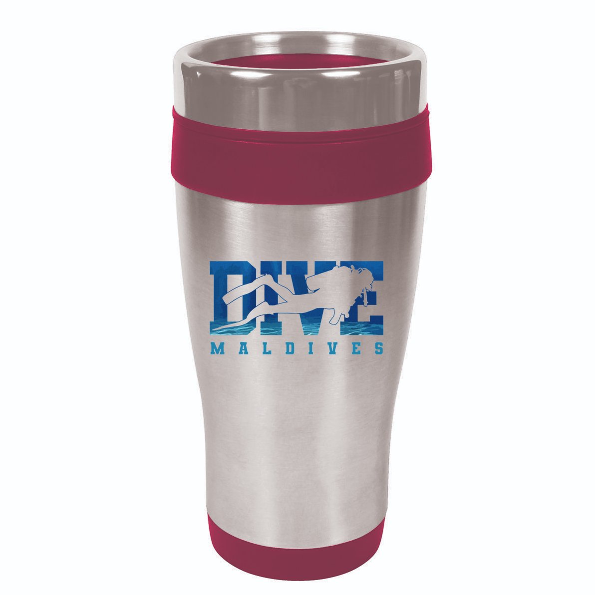 Maldives Diver Souvenir Gift 16oz Travel Tumbler